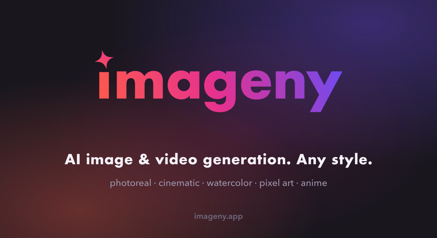 Imageny — AI Image & Video Generator
